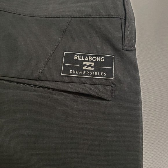 Billabong Dark Grey Chino Shorts Size 30 - Picture 3 of 4